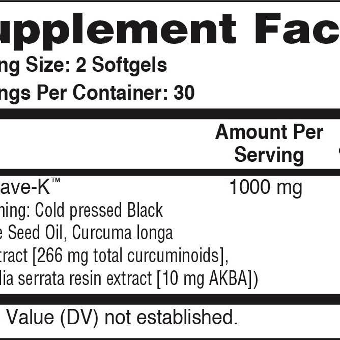 Health Thru Nutrition - Wholesale Oral Supplement/Vitamin - Rhuleave-kâ„¢ 1000mg 60 Softgels