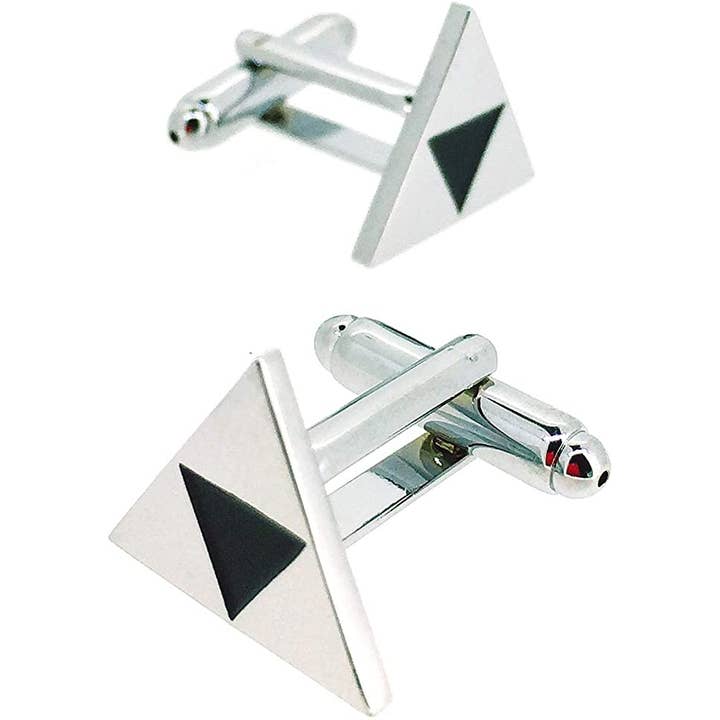 Beclosetoyou - Wholesale Cufflinks - Stainless Steel Triforce Shirt Cufflinks
