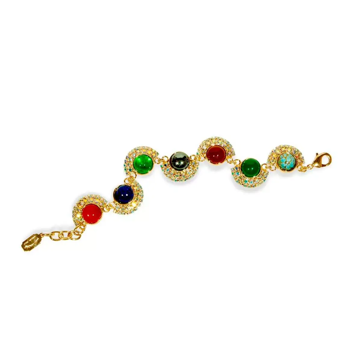 Bijoux Jean André S.R.L. - Vendita all'ingrosso Bracciali a catena e a maglie - Bracciale in vetro e cristalli0