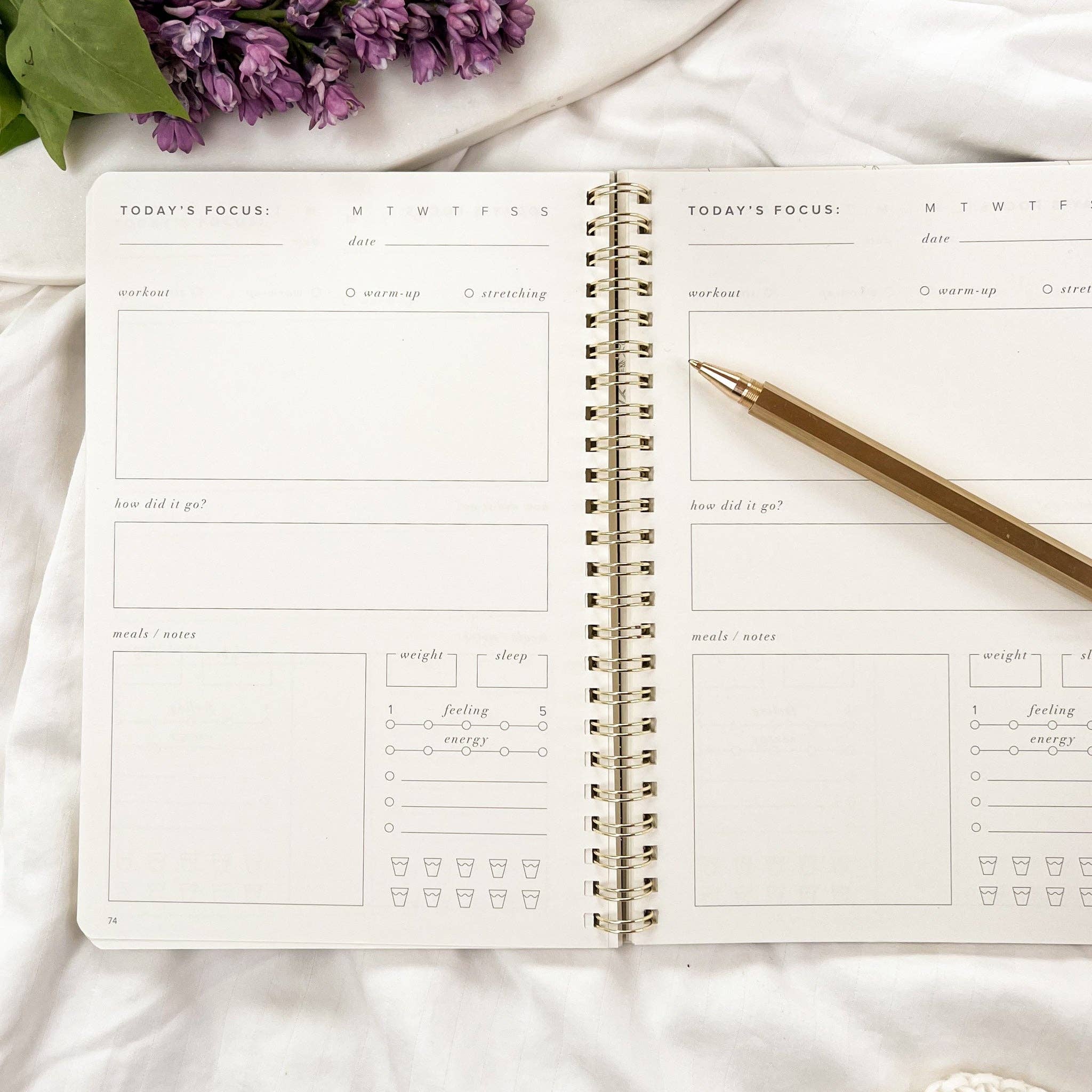 Kunitsa Co - Wholesale Journal/Diary - Fit & Well - Exercise Journal12