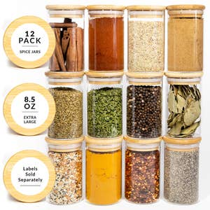 300+ Printed Spice jar and Pantry Labels