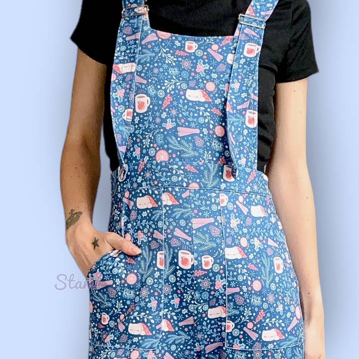 Cozy Cinnamon Overalls for wholesale by Stami Studios