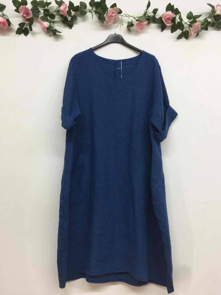 LINEN & COTTON HOUSE – Großhandel Kleid – Damen – Leinenkleid 167 Frühling Sommer Kollektion57
