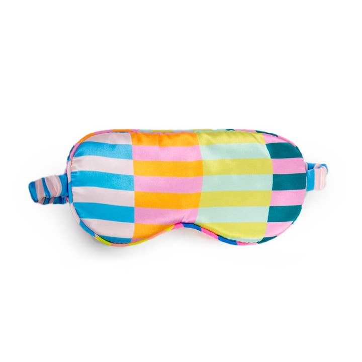 MULTICOLOR STRIPED EYE MASK HF for wholesale by Helio Ferretti Co