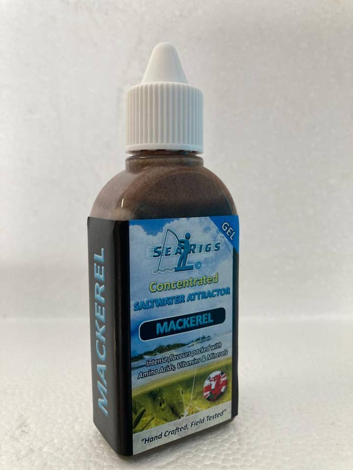 Saltwater Attractor Gel- MACKEREL-Liquid Sea Fishing Bait for wholesale by SEARIGS UK LTD