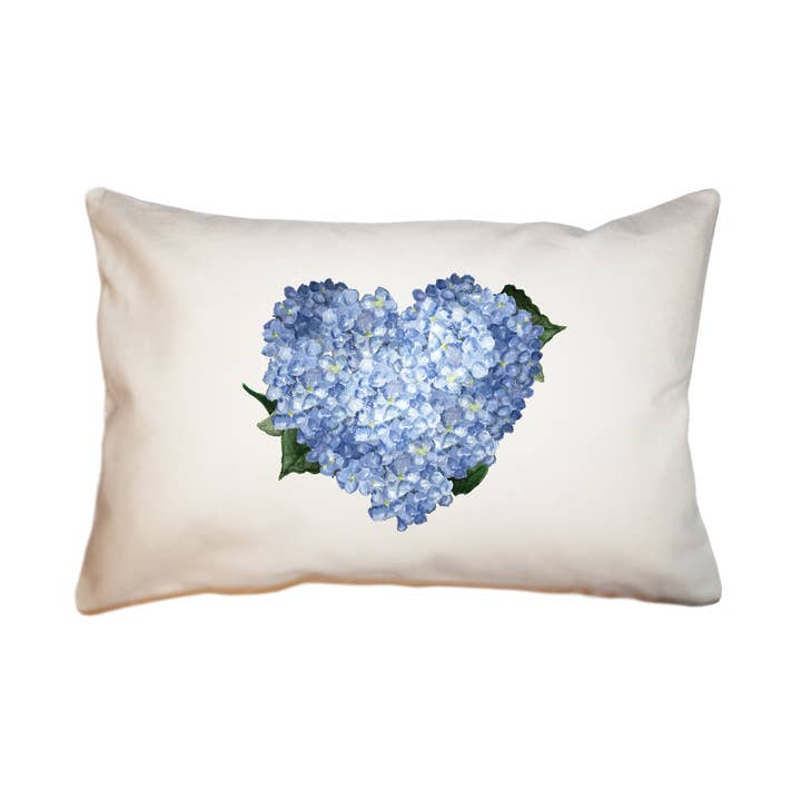 hortensia krans groot rechthoekig kussen voor wholesale door Tina Labadini Designs