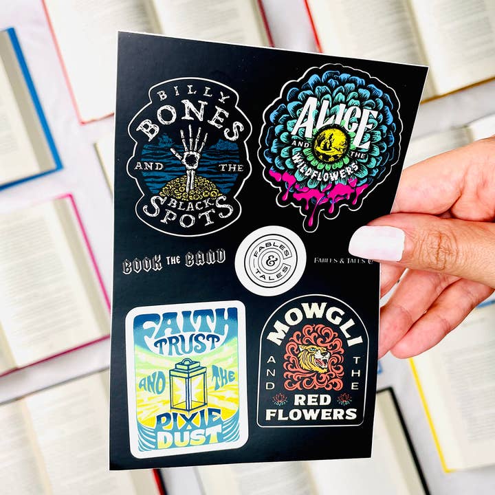 Boka bandet #1 klistermärke för wholesale av Fables & Tales Co.