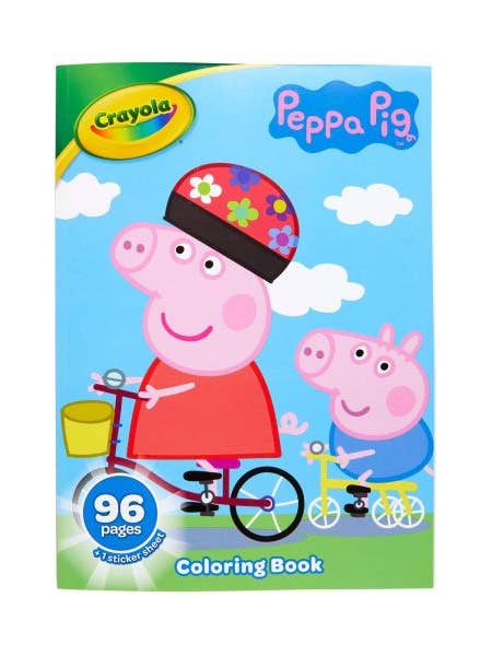 Peppa Pig 96-Page Coloring Book for wholesale by Really Big Coloring Books | ColoringBook.com