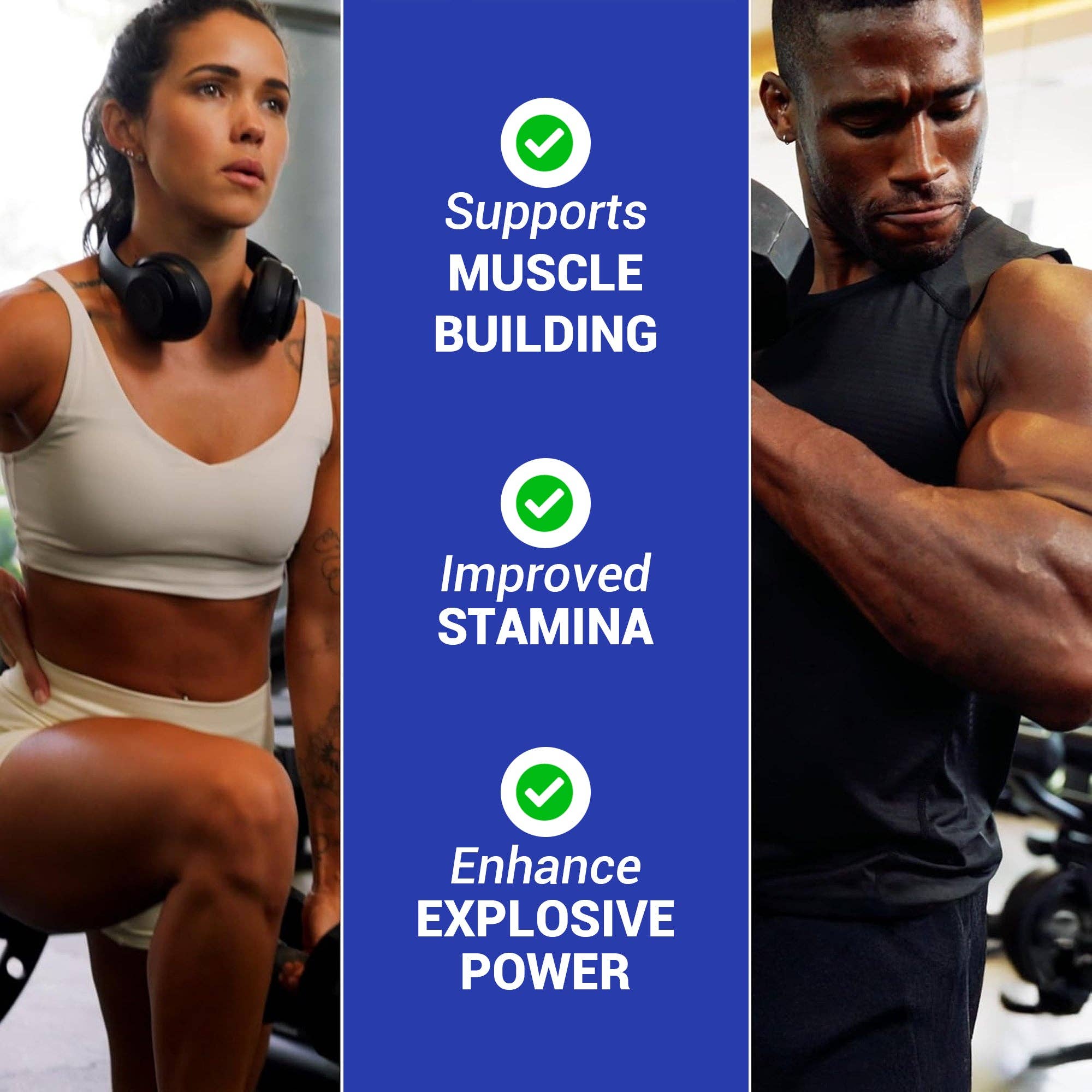 HARMONIFY - Vendita all'ingrosso Vitamine/integratori orali - HARMONIFY Gommose di Creatina Monoidrato 5000mg – Crescita Muscolare, Forza e Supporto al Recupero – Vegane, Senza Glutine, Non OGM – 60 Gommose7