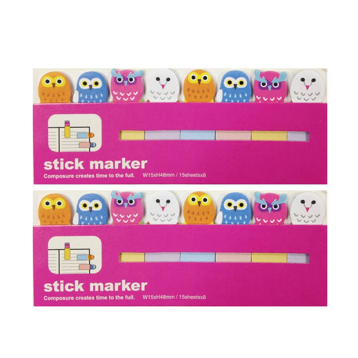 Wrapables.com - Wholesale Bookmark - Wrapables Bookmark Flag Tab Sticky Markers (Set of 2)3
