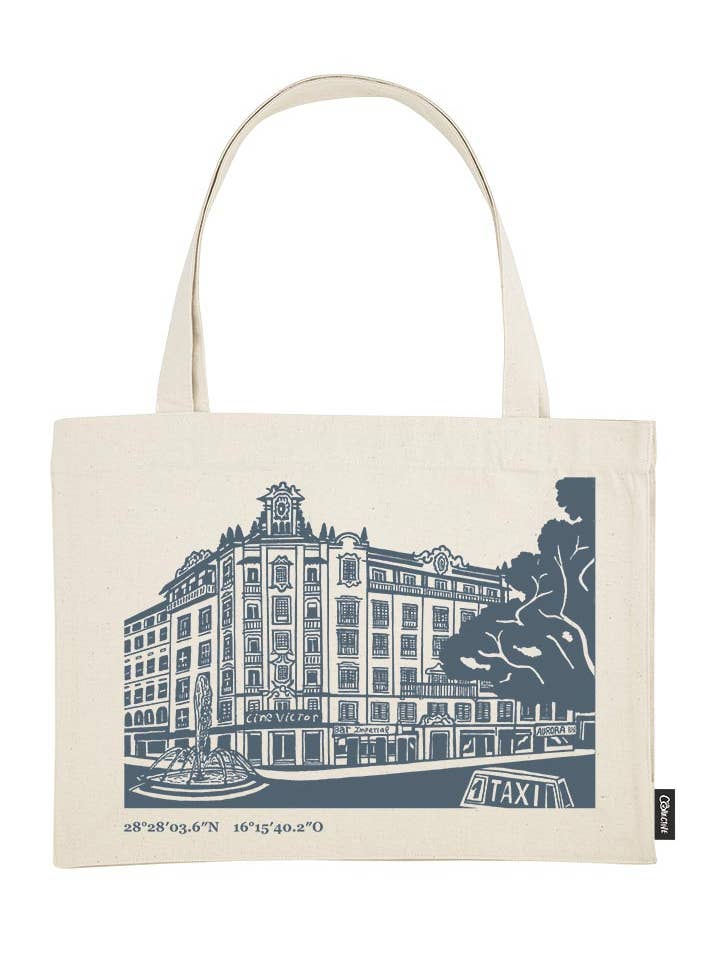 Saco de Compras Cinza - Plaza La Paz por atacado de The Collective Way