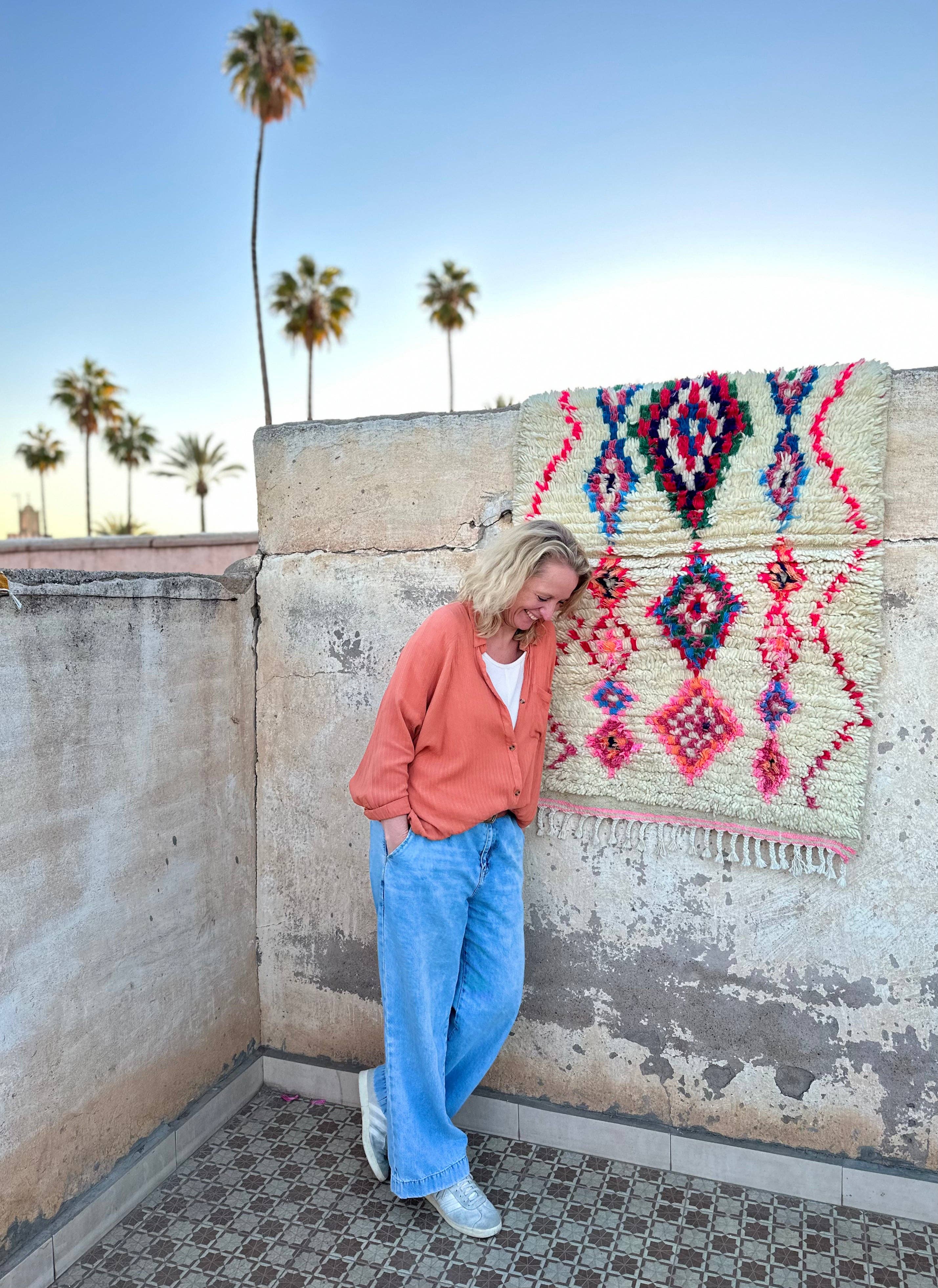 SOUK in the CITY – wholesale Matta – Azilal MIX Kilim Matta 140/874