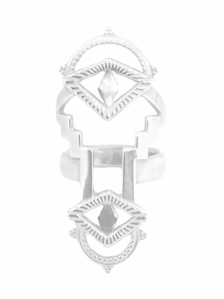 Eyes of the Desert Ring Sterling Silver Unisex for wholesale by SHE ARCHIVES