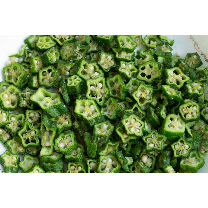 TerraLand - Wholesale Dried/dehydrated vegetables - Terraland Okra (Sea Salt) 8*2.0oz (56.7g)3