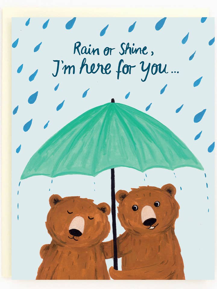 Rain or Shine Card for wholesale by The Paperhood
