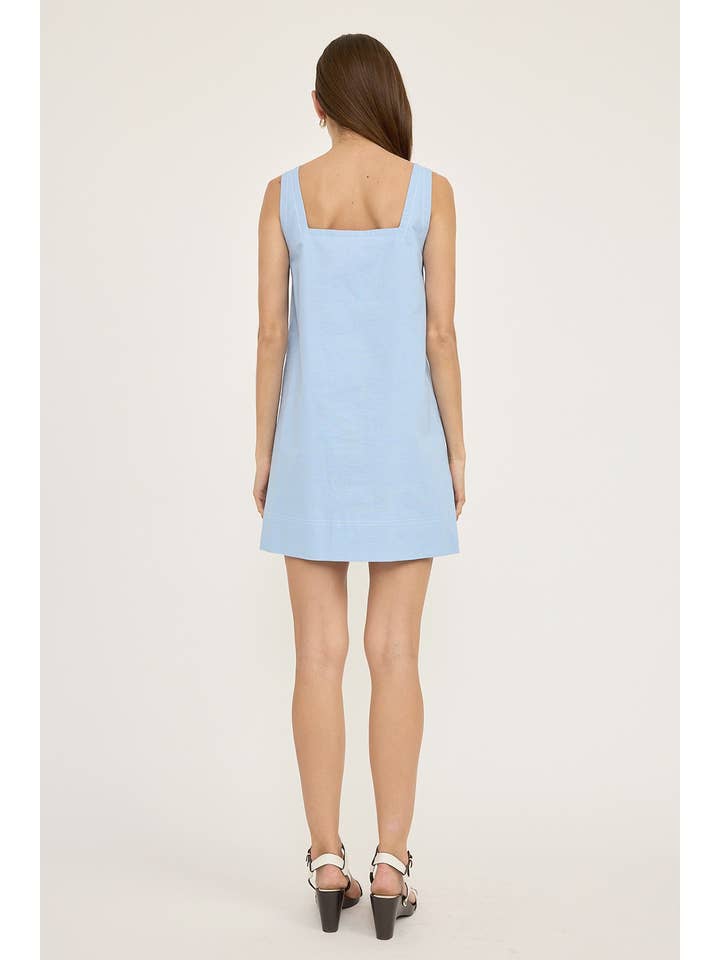 RAISONNEL - Wholesale Dress - Women's - Contrast Stitch Mini Dress - RD11025