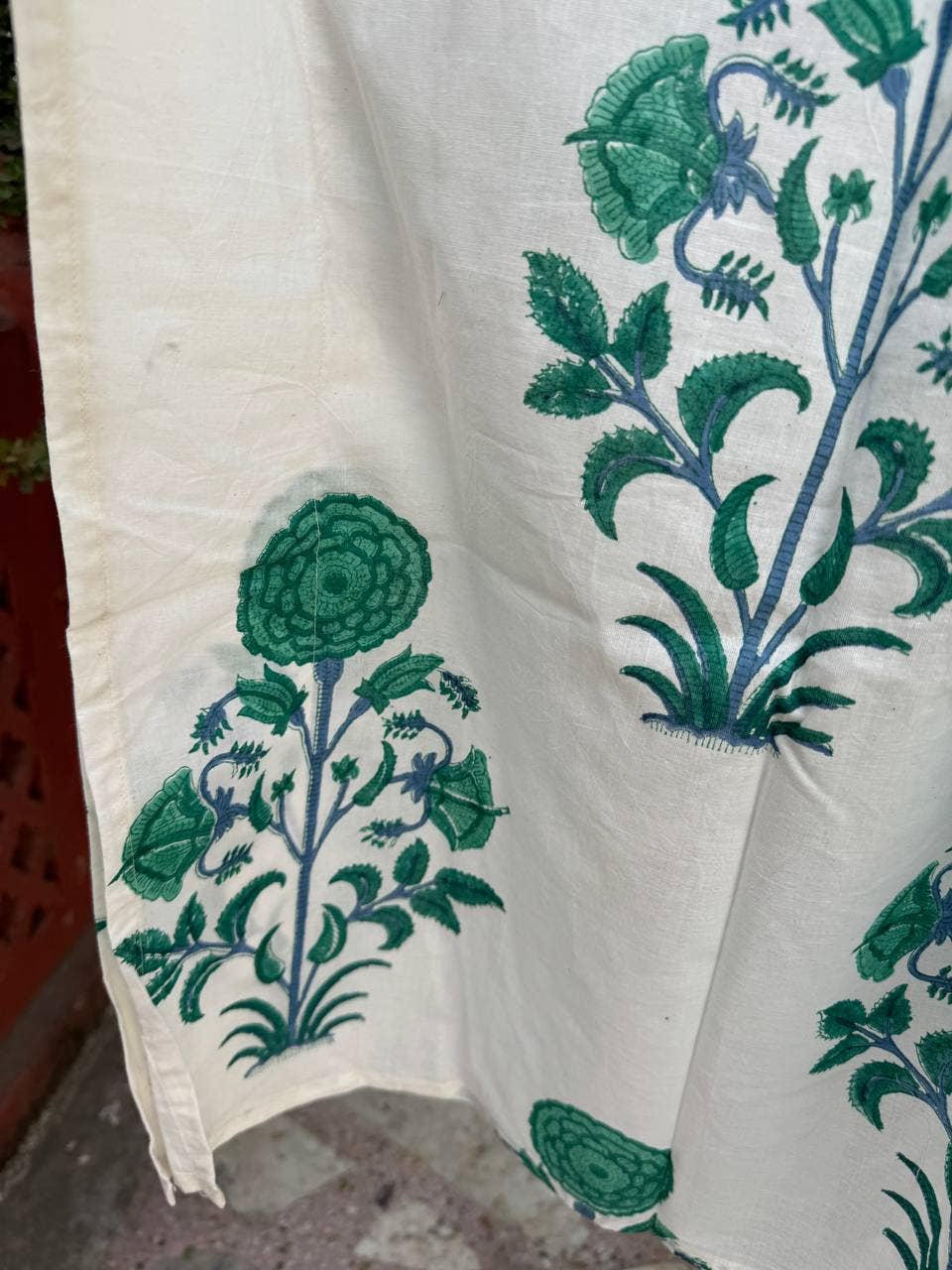 bhavnas boutique - Wholesale Kaftan - Women's - Floral Printed Cotton Kaftan Sleepwear Maxi Loungewear Gown3