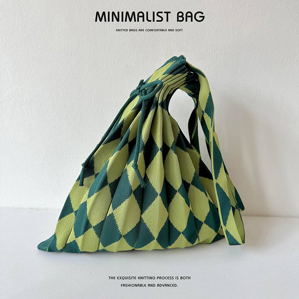 ACCITY - Wholesale Shoulder Bag - Women's - Large Knit Pleated Crossbody Shoulder Bag for Wome_CWAB153316