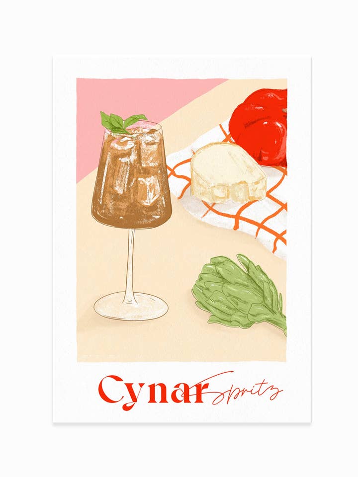 Cynar Spritz Affisch för wholesale av Septembre Papeterie