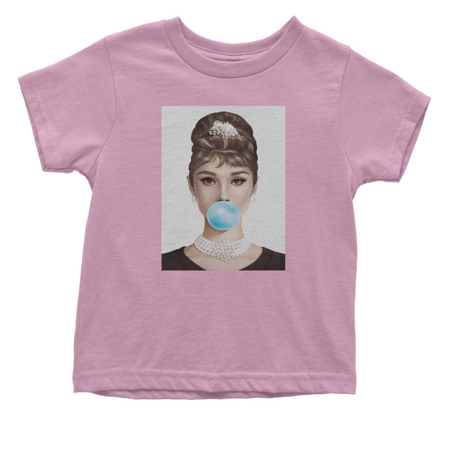 Expression Tees - Vente Body (sans pieds) – bébé - Barboteuse une pièce et t-shirt pour tout-petit Audrey Hepburn Chewing Bubble Gum American Icone13