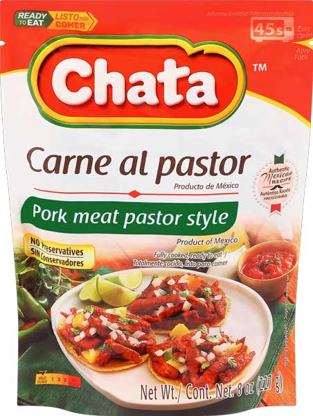 Hudson Meat Company - Wholesale Beef - MEAT PORK PASTOR MEX POUCH - CHATA