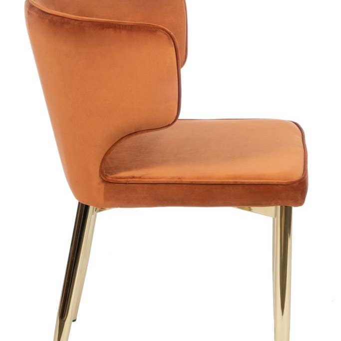 Statements by J – Engroshandel Stol – Kayla Buet Polstret Fløjl Spisebordsstol10