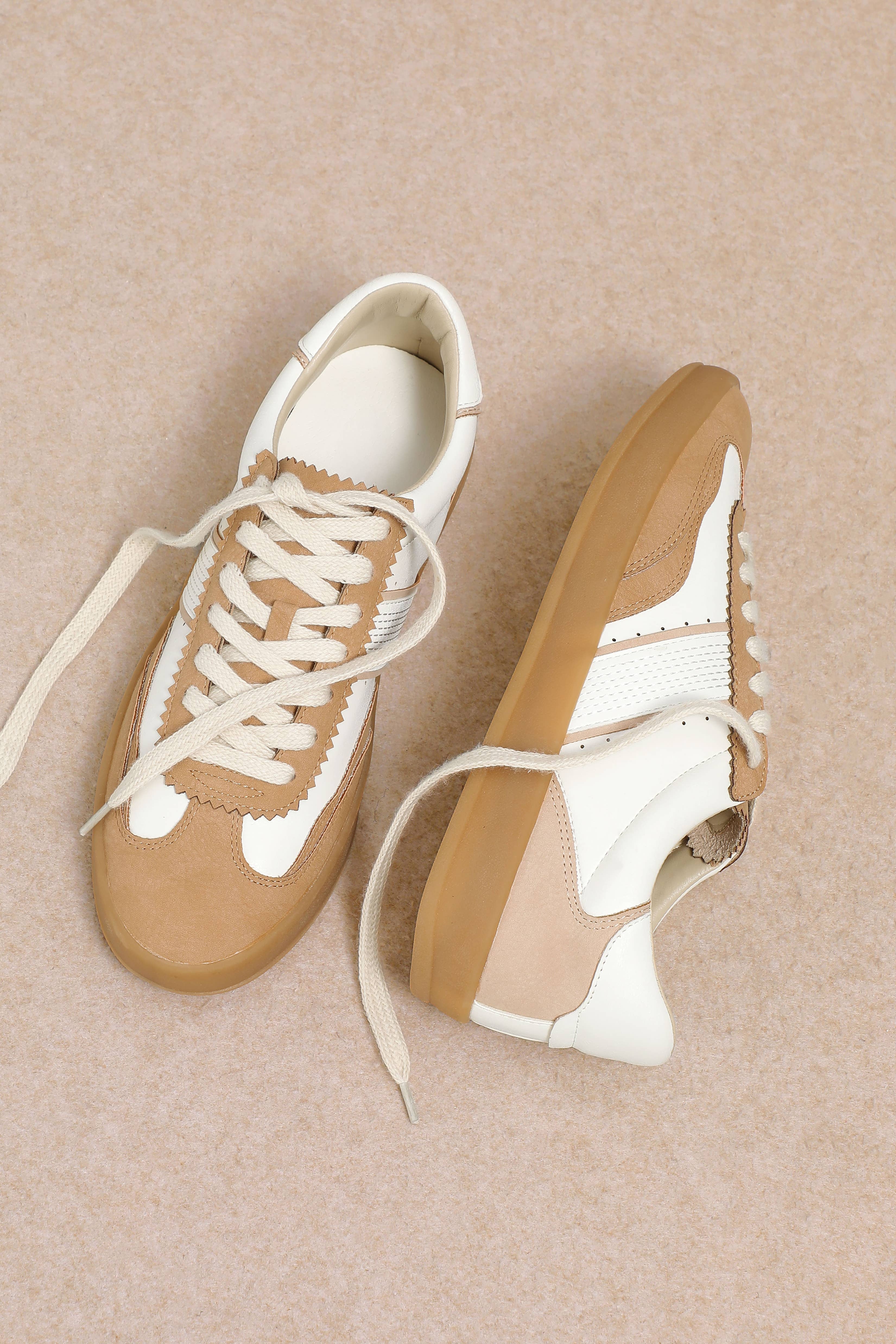 CCOCCI - Wholesale Lifestyle Sneakers - Women's - DIXIE SNEAKER SIDE STRAP LACE-UP COURT3