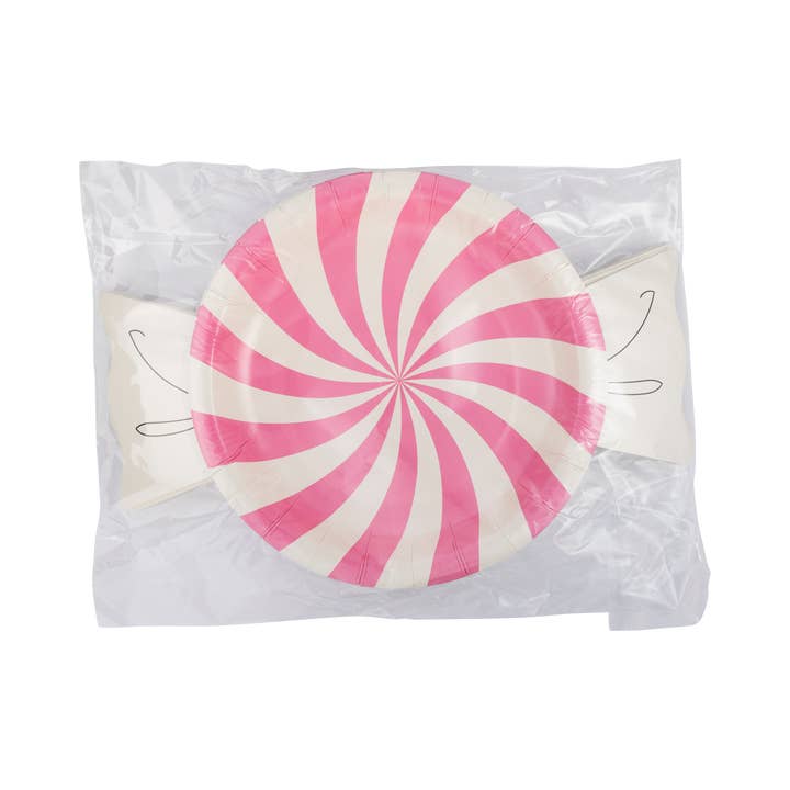 My Mind’s Eye - Wholesale Disposable Plate - PLPL666 - Spiral Candy Shaped Plate