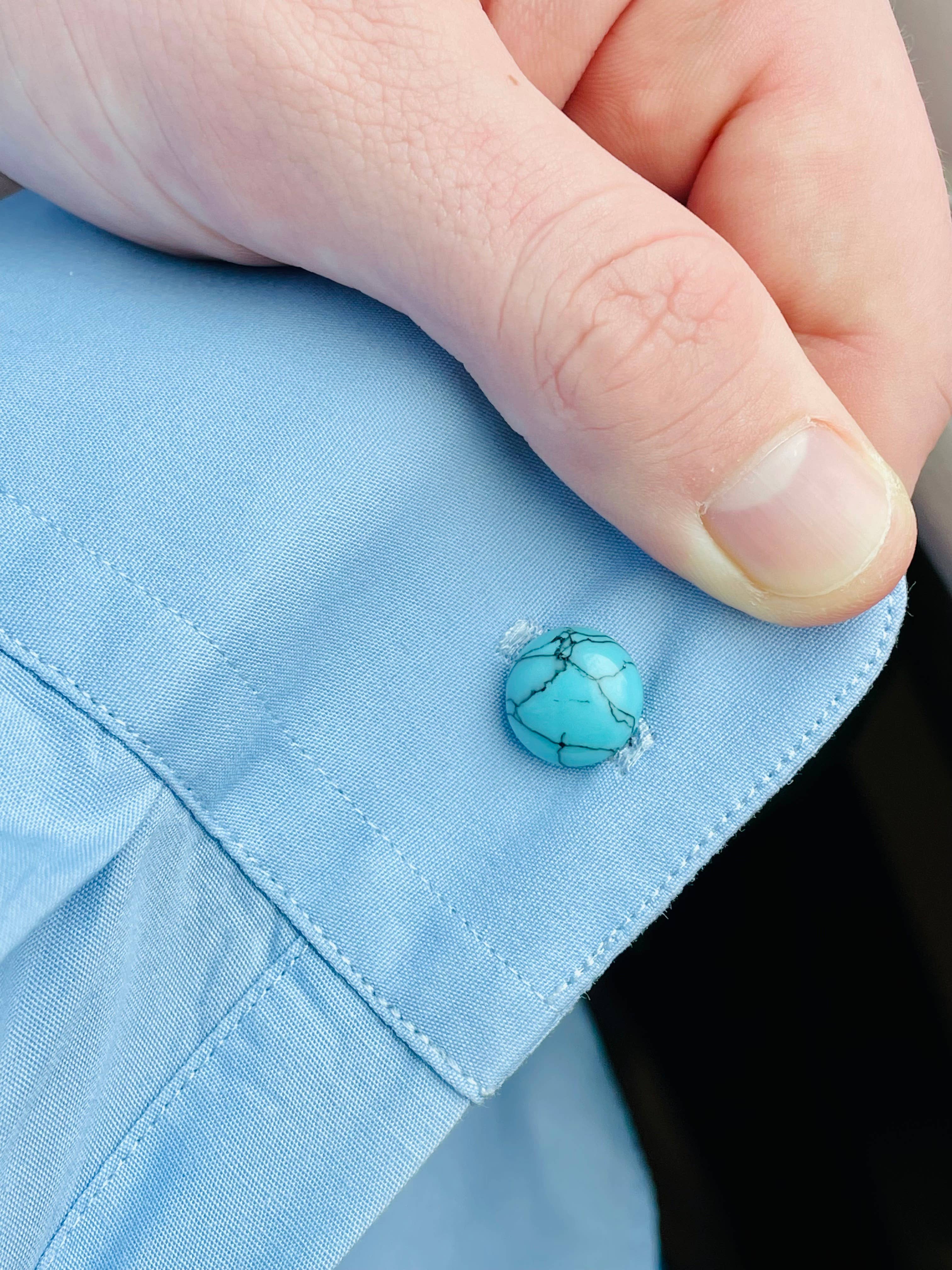 Essential Sage - Wholesale Cufflinks - Crystal Cufflinks Bulk4