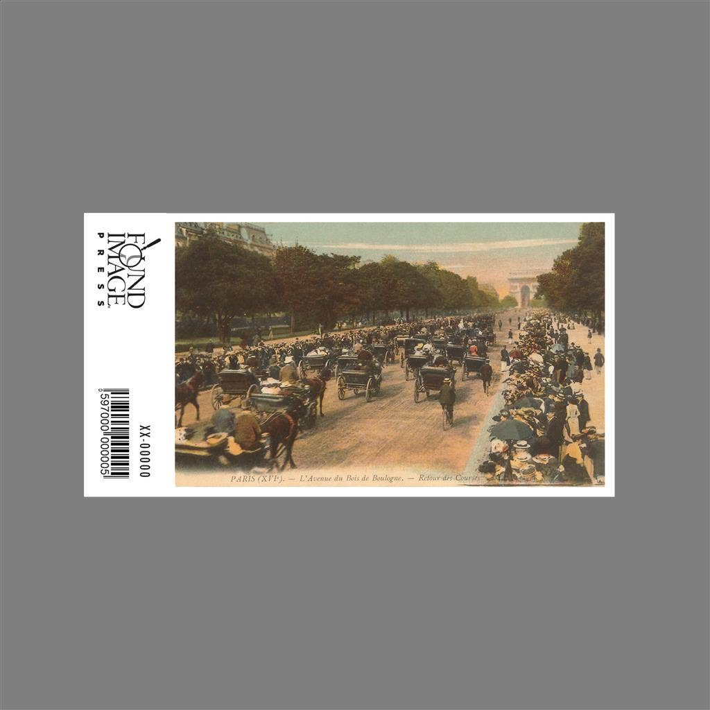Found Image Press – wholesale Sticker – Sticker PS-51 Bois de Boulogne Avenue1
