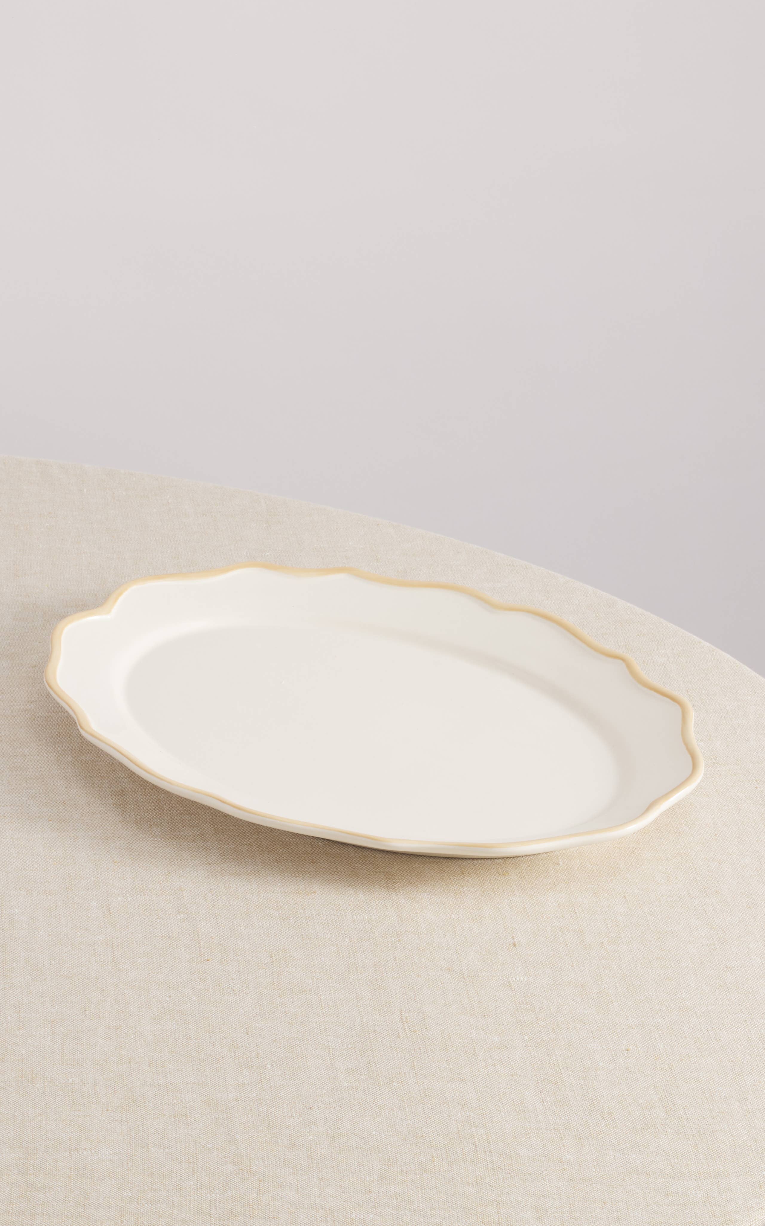 Maison Madison Home - Wholesale Platter - Colette Hand-Painted Oval Platter 15,5''2