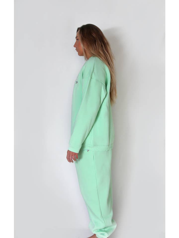 Moist Sweats - Vendita all'ingrosso Pantaloni sportivi/da jogging loungewear - Donna - Pantaloni della tuta — Pastel Green3