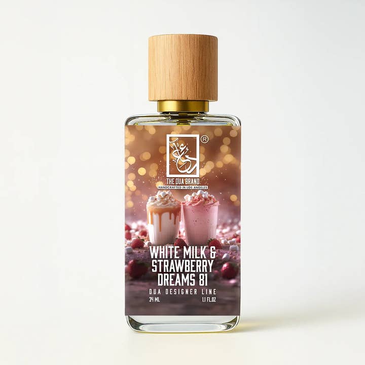 White Milk & Strawberry Dreams 81 - fragrância gourmand exclusiva por atacado de The DUA Brand