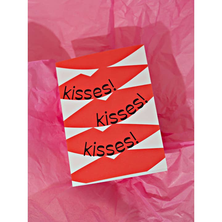 Good Thanks Paper - Wholesale Love Card - Lips Kisses Love Card4