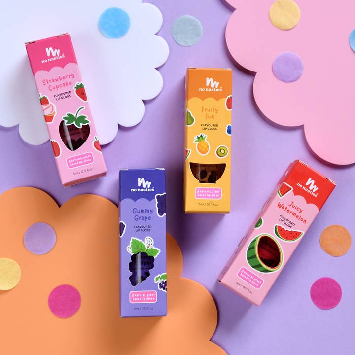 no nasties kids - Wholesale Lip Gloss - Kids - Natural Kids Lip Gloss Wands - Multiple Flavours available