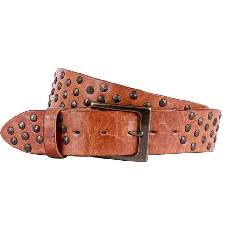 Embrazio - Wholesale Belt - Women's - COPERTO Curved Handmade Leather Belt