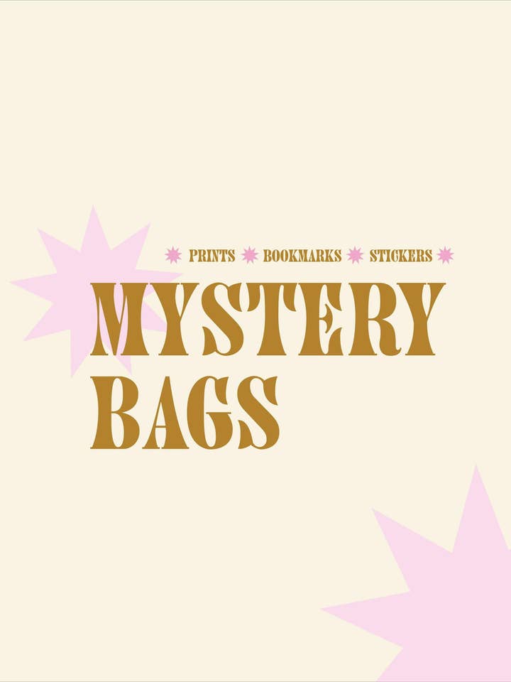 Mystery Bags for wholesale by Brittany Keller Art