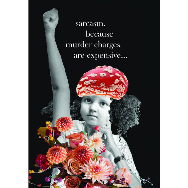 Erin Smith Art – wholesale Everyday greeting card – 396 Sarcasm Greeting Card