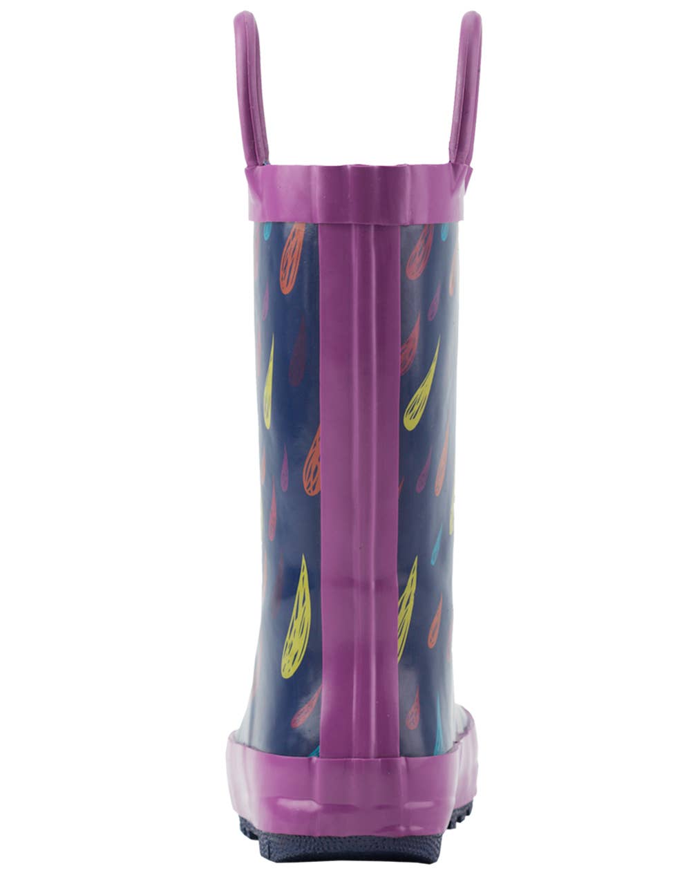 Oaki - Wholesale Rain Boots - Kids - Loop Handle Boots, Colorful Raindrops3