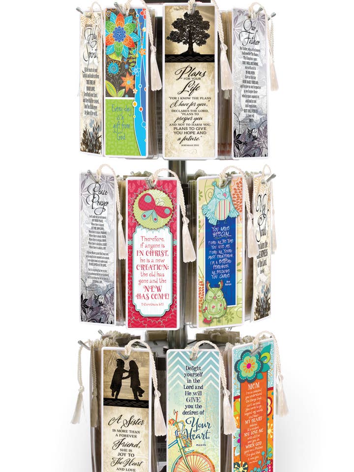 Bookmarks-288 Piece Vinyl Insp. - Assortment for wholesale by Dexsa