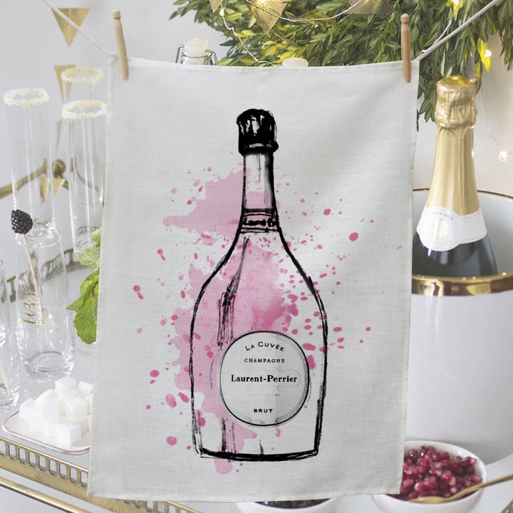 Champagne- Laurent Perrier viskestykke for engroshandel hos Catherine Loves