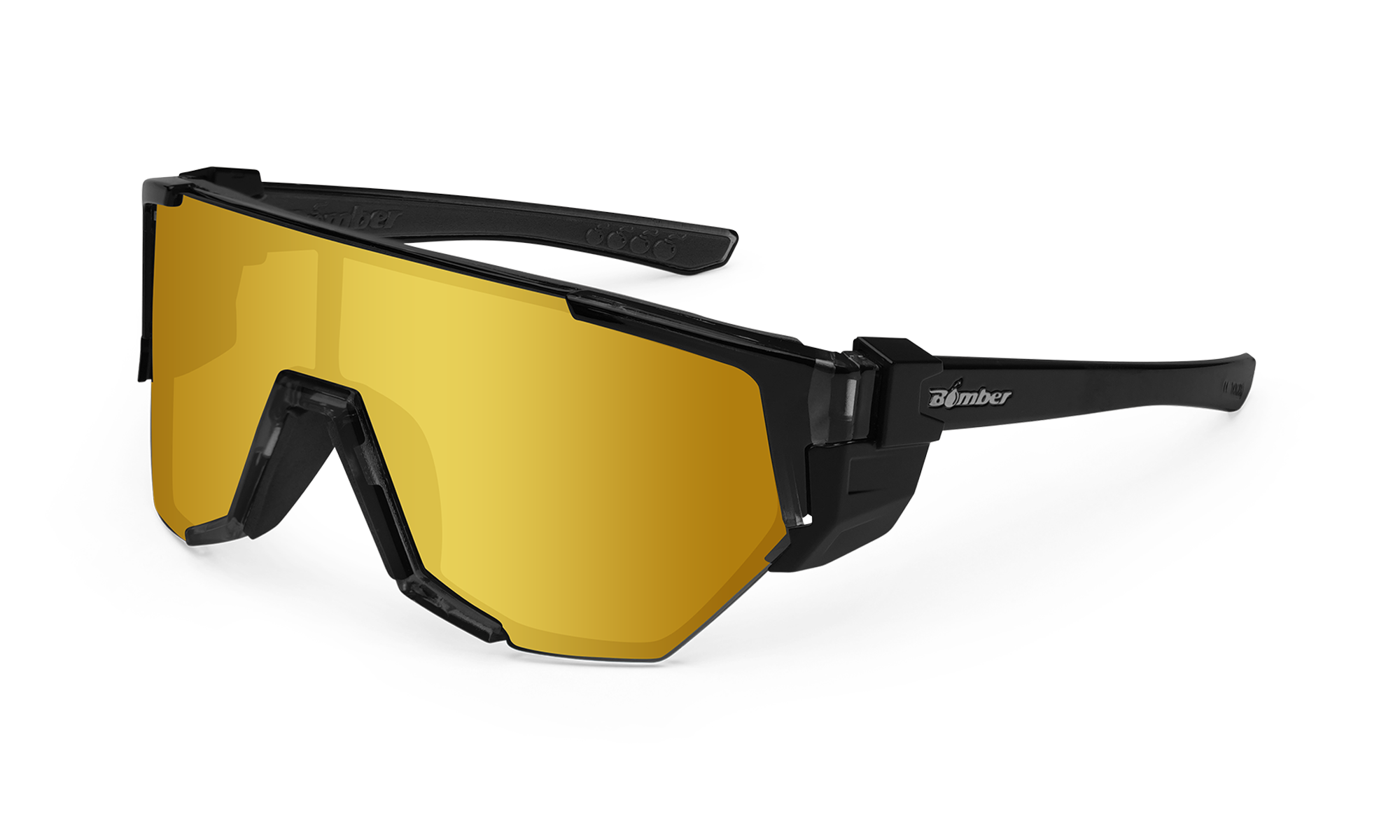 Under The Sun Originals / Bomber Eyewear - Vente Lunettes de soleil – unisexe - Sécurité Jager Bomb - Miroir Doré0