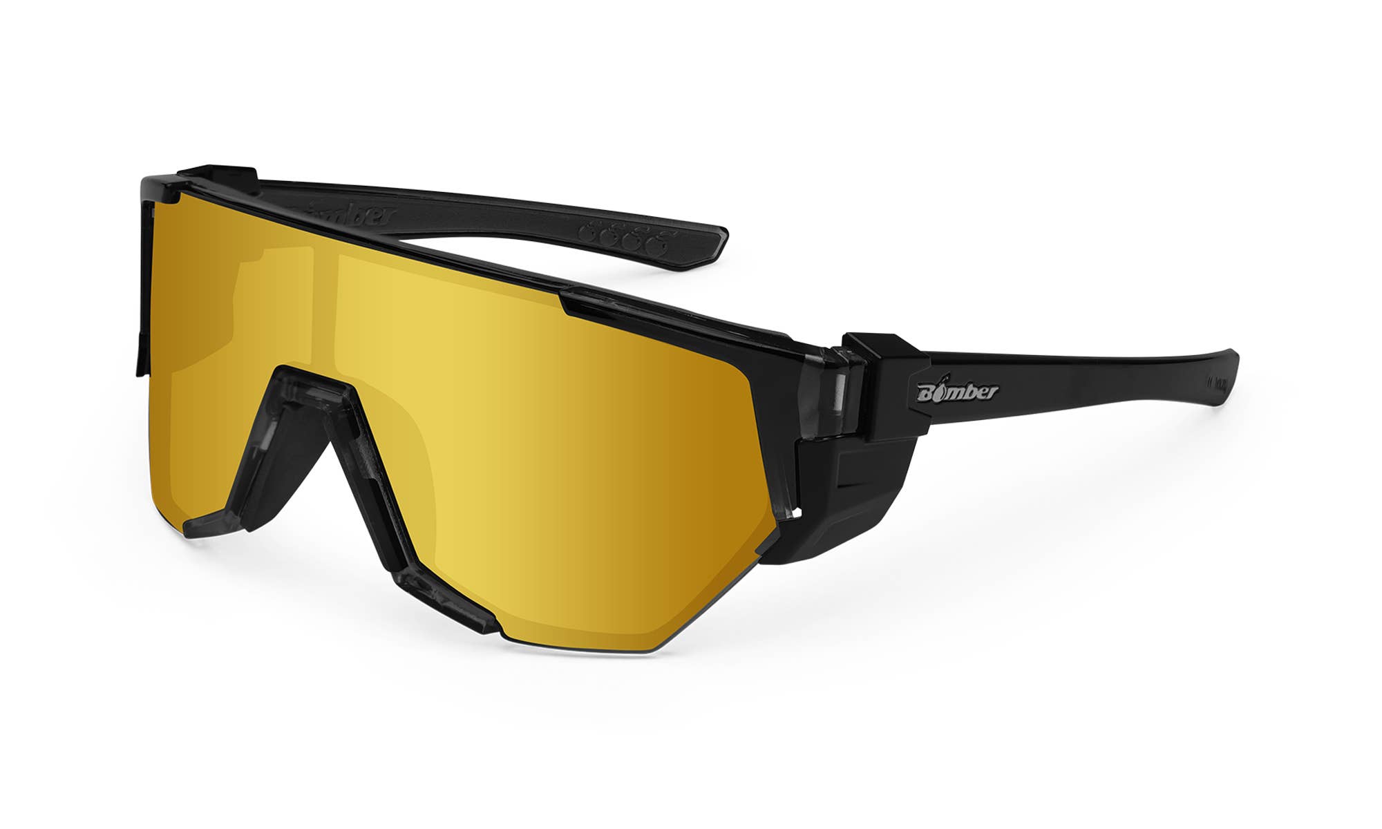 Under The Sun Originals / Bomber Eyewear - Vente Lunettes de soleil – unisexe - Sécurité Jager Bomb - Miroir Doré