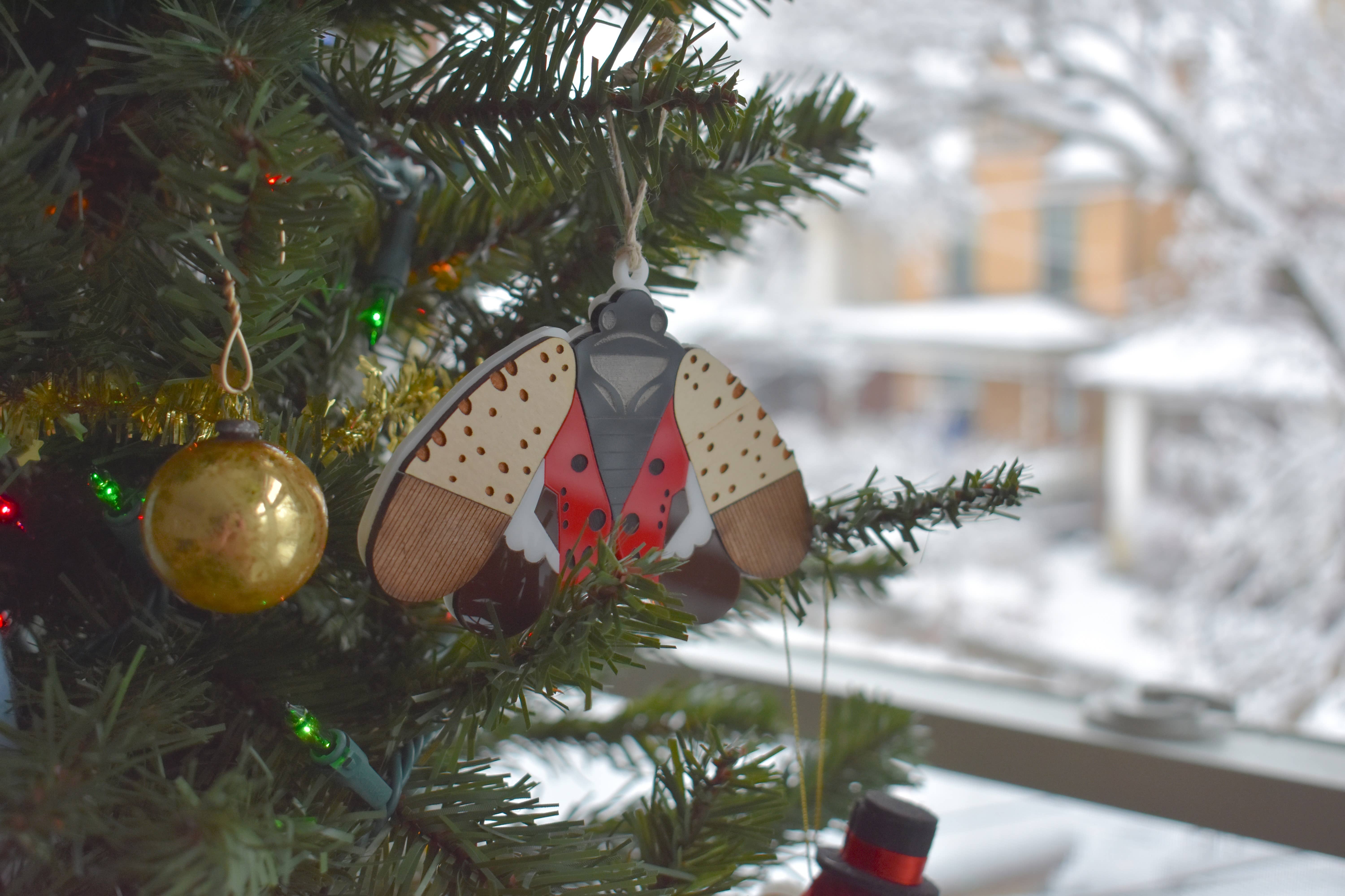 Morganite Press - Wholesale Ornament - Spotted Lanternfly Ornament1