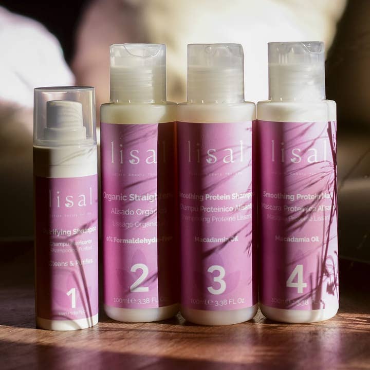 Lisal nature beauty for you - Wholesale Hair Styling Gel/Mousse - Brazilian Organic Straightening Kit at home 5 months0