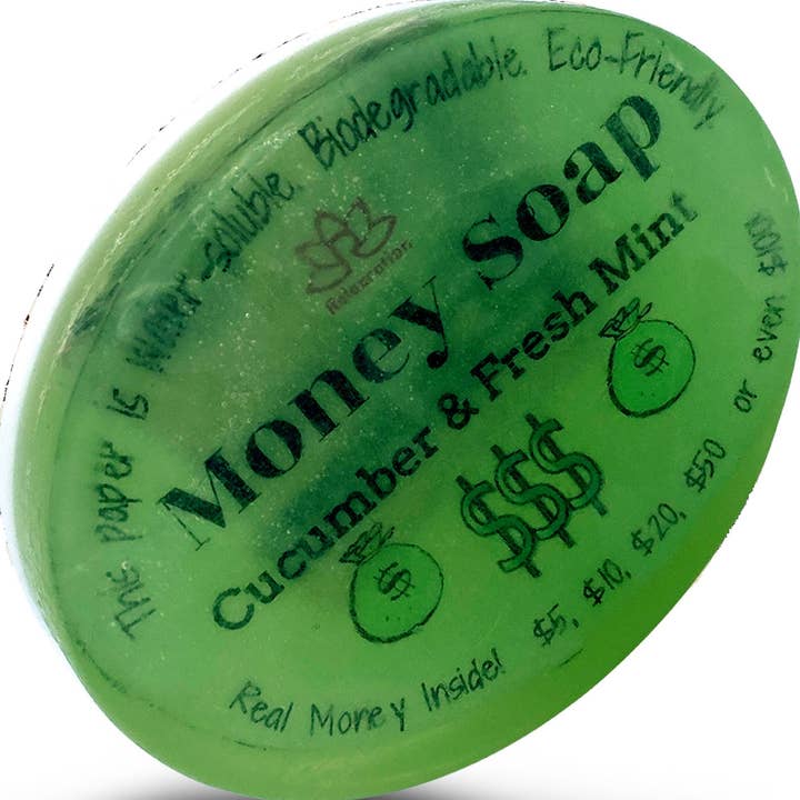 Relaxcation - Wholesale Bar Soap - Money Soap - Cucumber and Fresh Mint Glycering Shea Butter Soap