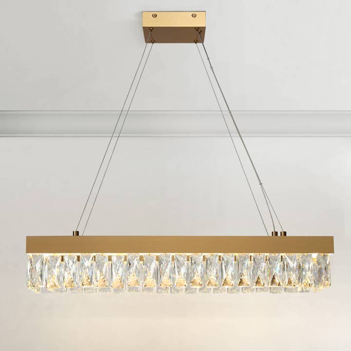 Vexorin 1-Light LED Brass Island Light for wholesale by Belles Lighting