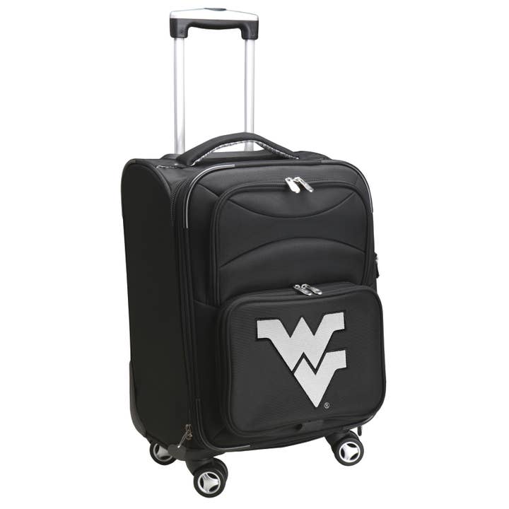 NCAA West Virginia Mountaineers 21" Carry-On Spinner Soft side for wholesale by Mojo Licensing