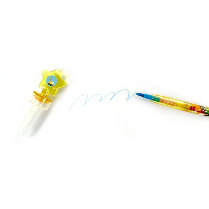 Tiny Mills – wholesale Crayons – Child & baby – Construction Stackable Crayon with Stamper Topper3