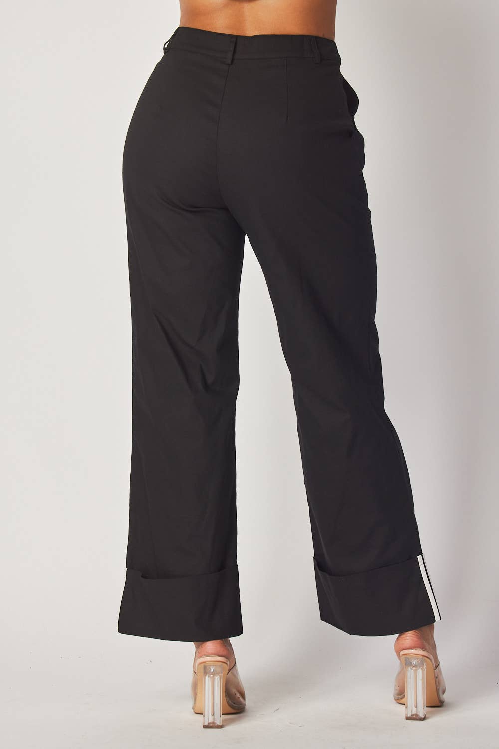 Hot & Delicious - Wholesale Broek - Dames - Jaylene Hem Manchet Broek (HDP32961)4